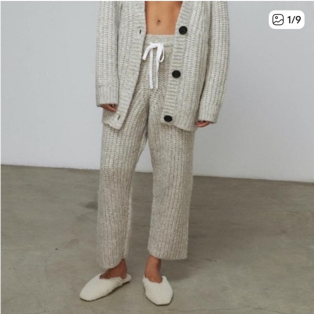 Lunya Chunky Knit “Lounge Pants”. Size M